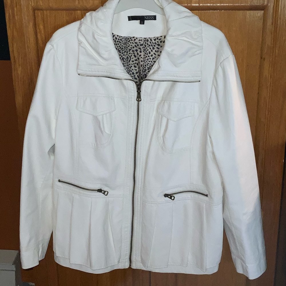 Ness white Women's Jacket
